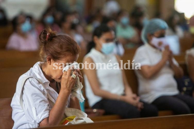 Protesta de sacerdotes católicos por su situación en Nicaragua