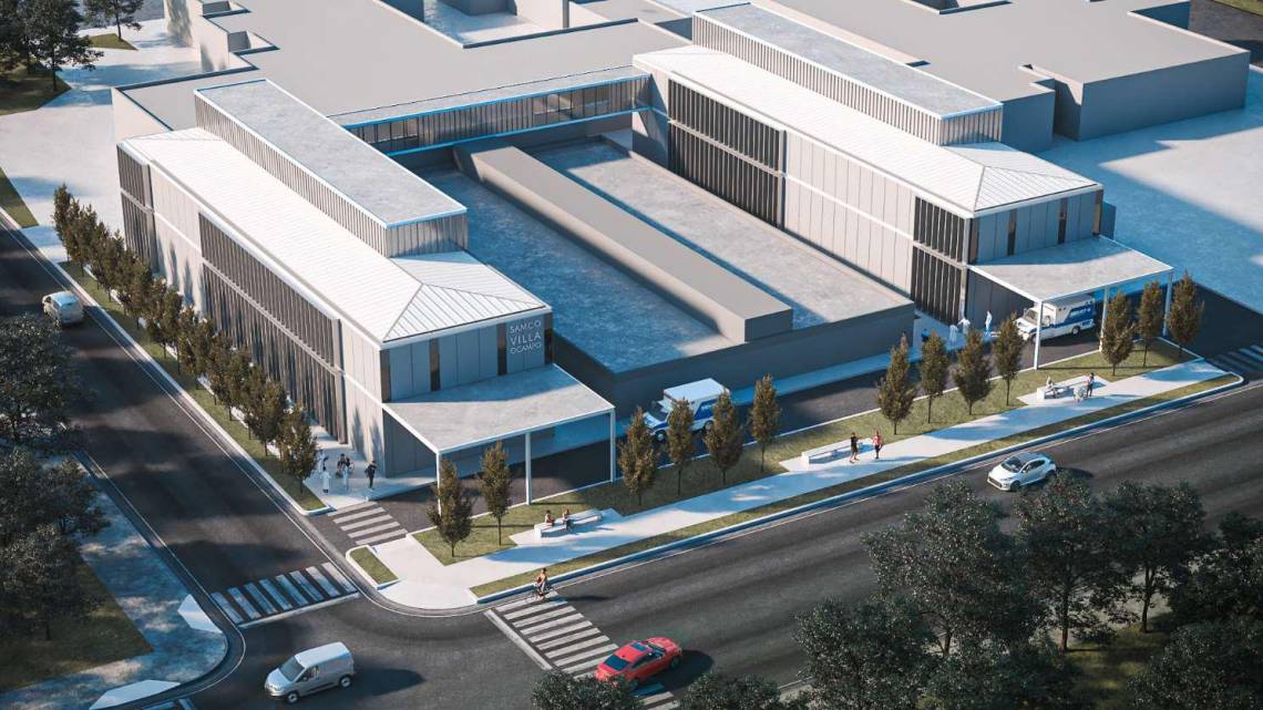 Así será el nuevo hospital en Villa Ocampo.