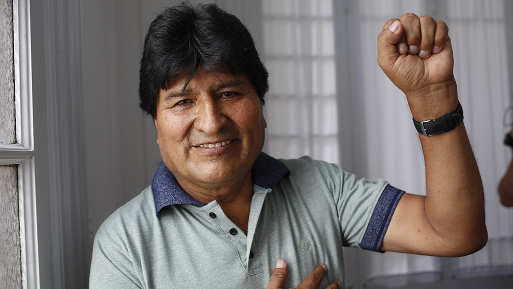  Evo Morales anunció su candidatura presidencial para 2025.