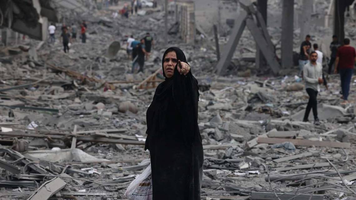  Unos 187.500 palestinos tuvieron que dejar sus casas. (Foto: AFP.)