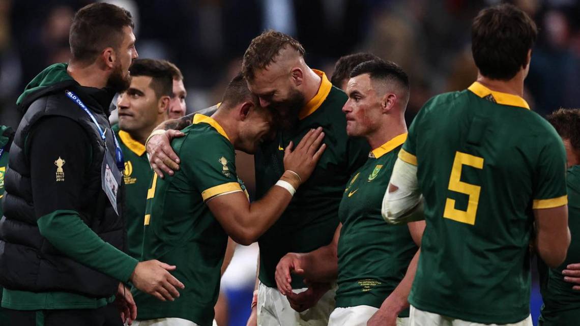 El actual campeón Sudáfrica eliminó al local Francia y está en semifinales