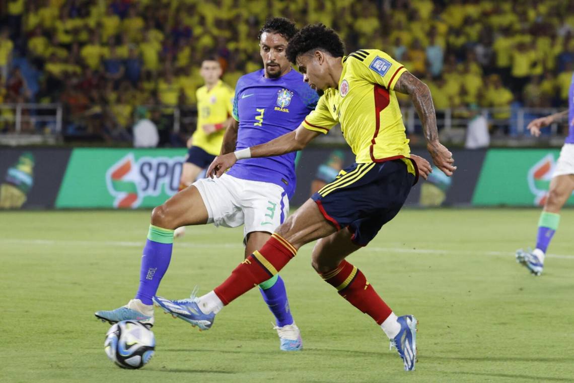 Colombia hizo historia: venció 2-1 a Brasil por primera vez en las Eliminatorias
