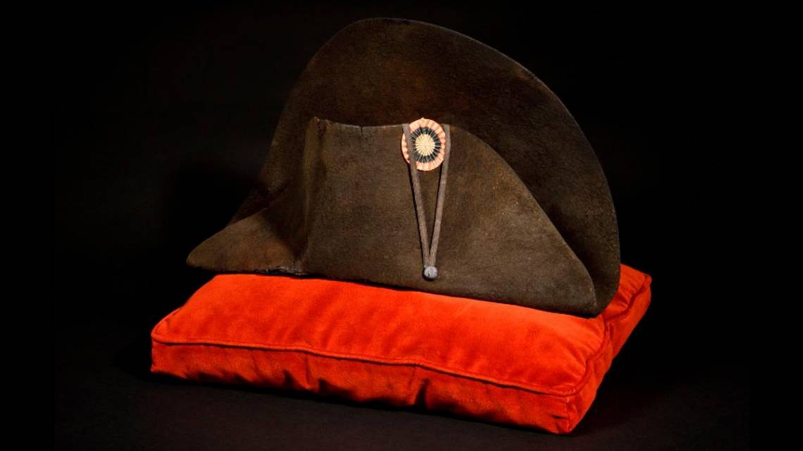  El sombrero de Napoleón subastado. Foto: Osenat