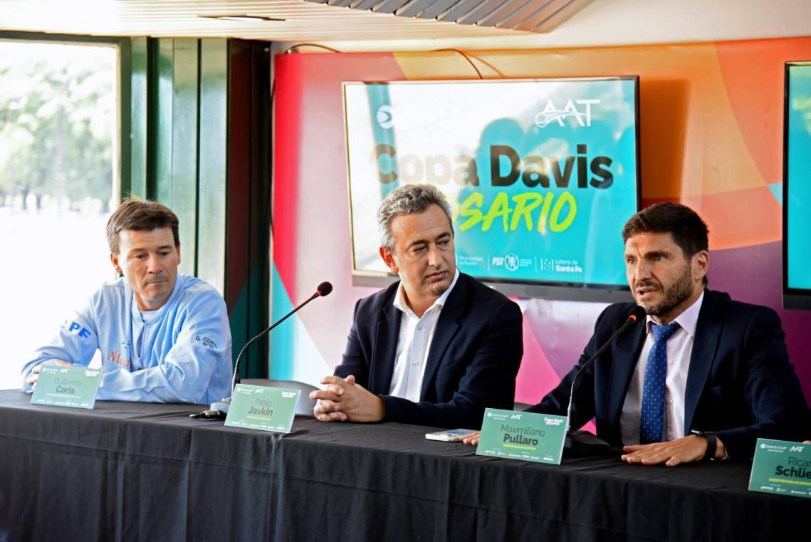 Presentaron la serie de Copa Davis en Rosario
