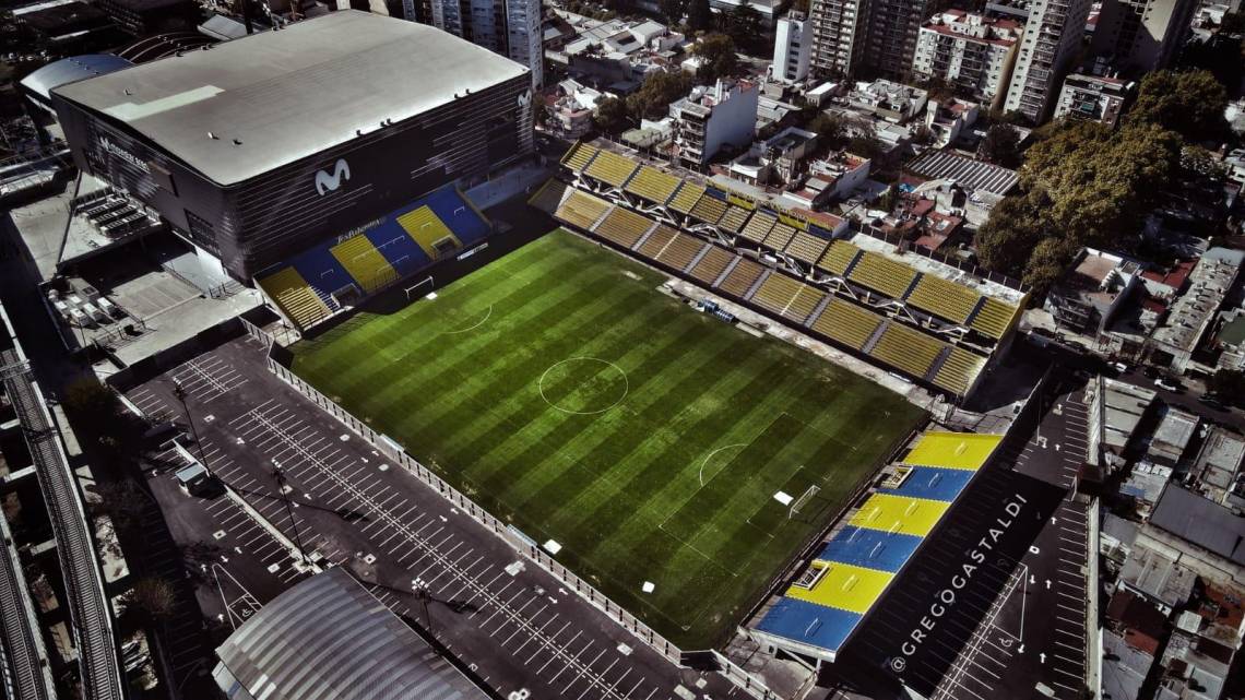 El histórico estadio León Kolbowski, ubicado en Humboldt 374, a metros de Avenida Corrientes. (Foto: Club Atlanta)