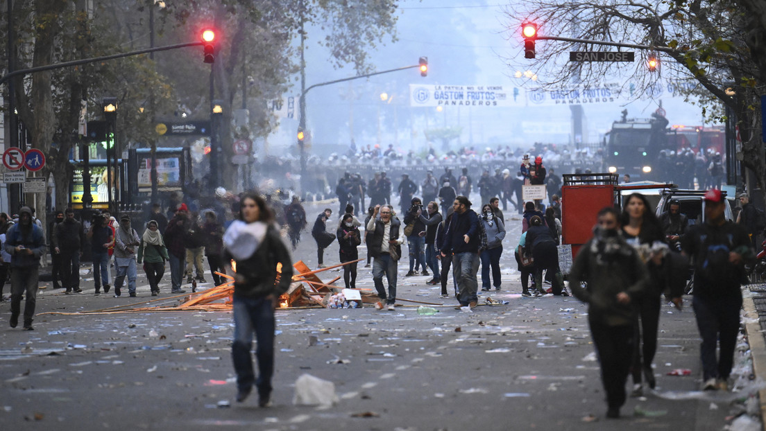 El Gobierno de Milei dijo que los manifestantes 