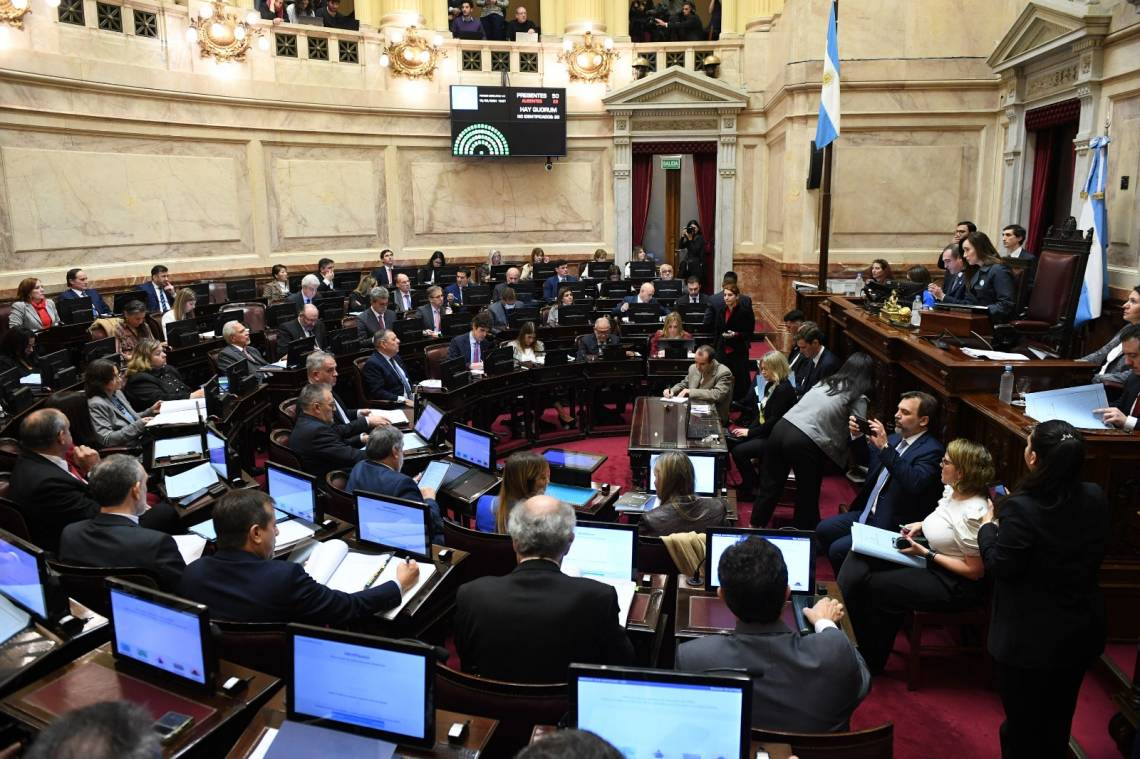 Con la aprobación en el Senado, la ley vuelve a la Cámara de Diputados. (Foto: Senado)