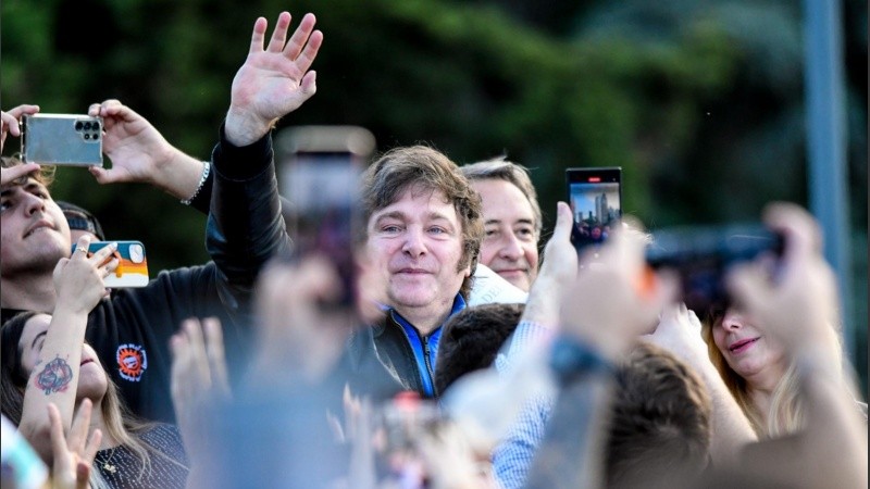 Javier Milei estará en Rosario el próximo 20 de junio por el Día de la Bandera. (Foto: Alan Monzón/Rosario3))