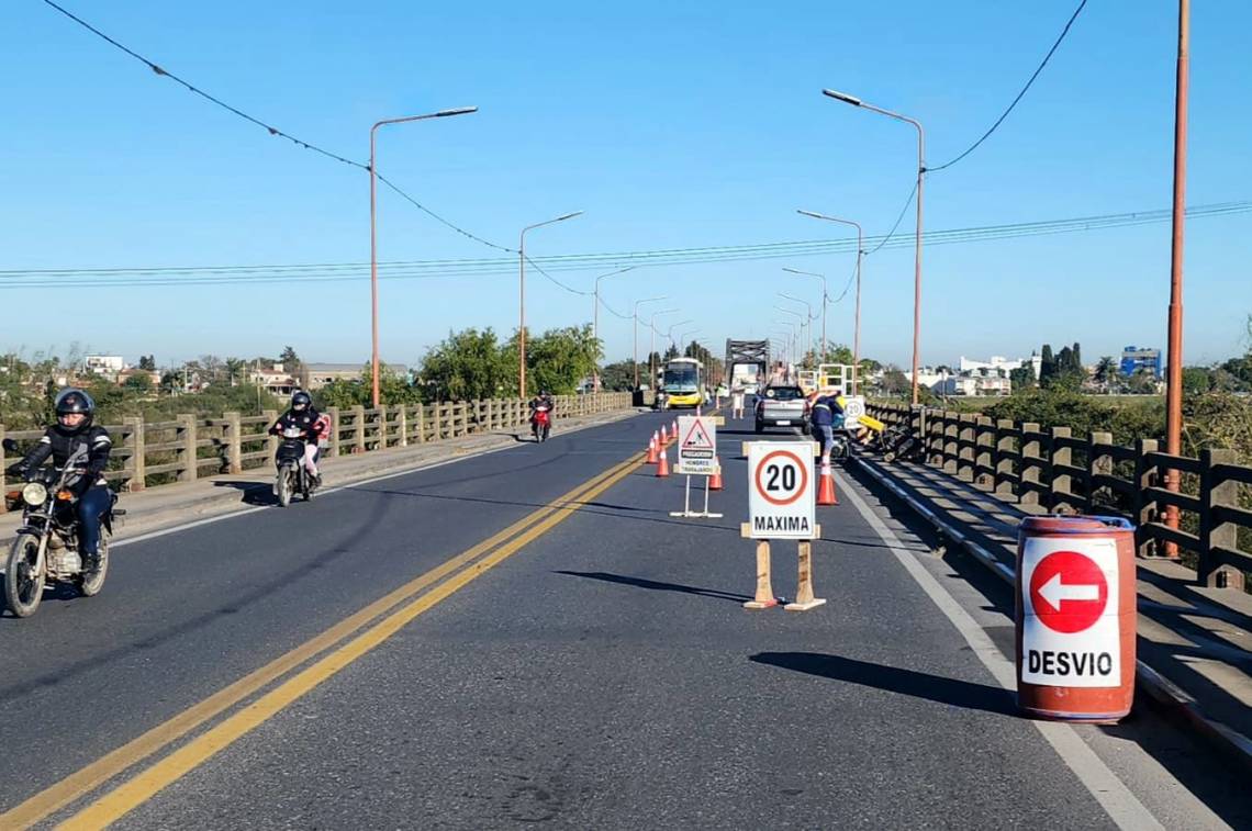 Puente Carretero: este jueves, de 9 a 18 horas, solo podrán circular motos, bicis y peatones
