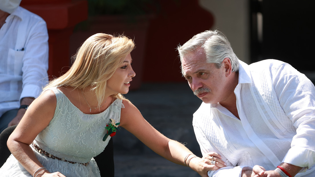 Fabiola Yáñez y Alberto Fernández. (Foto de Archivo - Crédito: Hector Vivas / LatinContent)