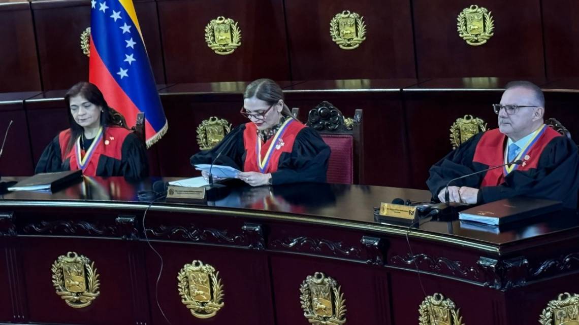 La presidenta del Tribunal Supremo de Justicia (TSJ), Caryslia Beatriz Rodríguez, informó que el organismo convalidó los resultados de la elección. (Crédito:  El Universal)