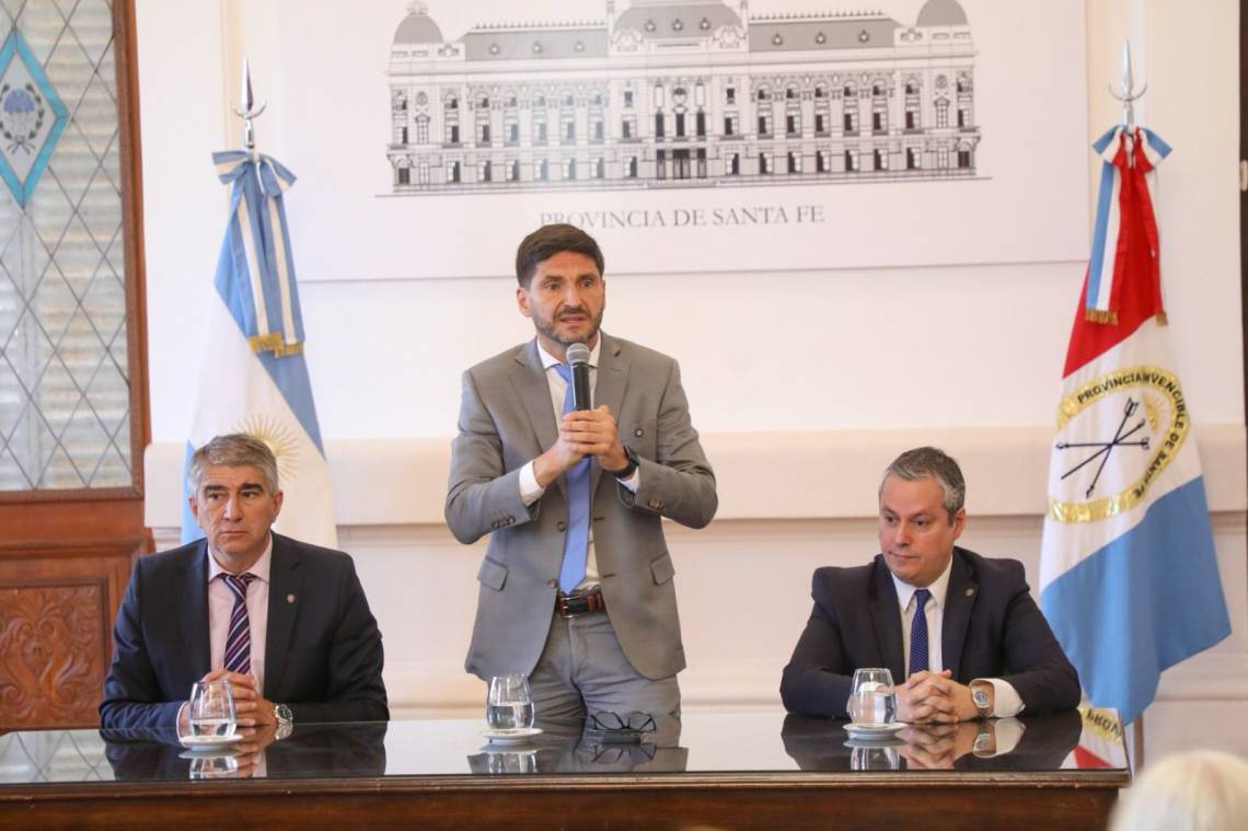 Pullaro encabezó la apertura de una actividad con la que la Provincia conmemoró el Día Internacional contra la Corrupción.  (Foto: GSF)