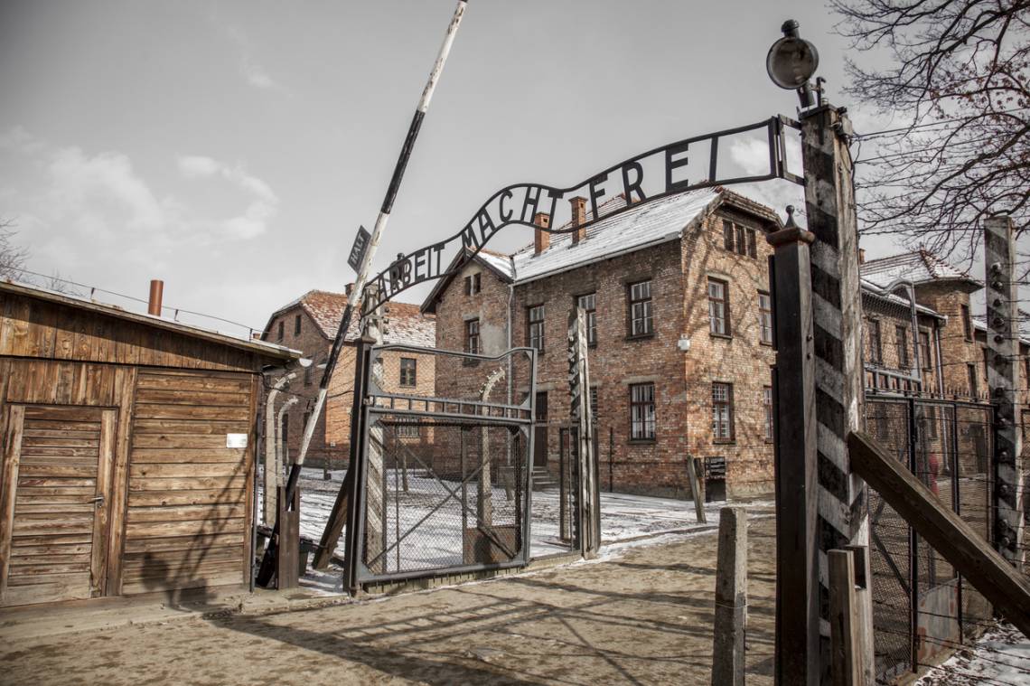 El Museo Estatal de Auschwitz-Birkenau es un museo público ubicado en la ciudad polaca de O?wi?cim, dedicado a la memoria de las víctimas.  (Credit: Foremniakowski)