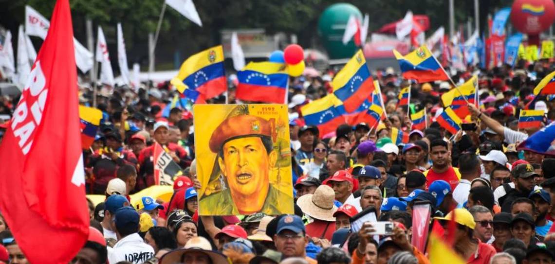 Venezolanos se movilizaron a doce años de la muerte del ex presidente Hugo Chávez.