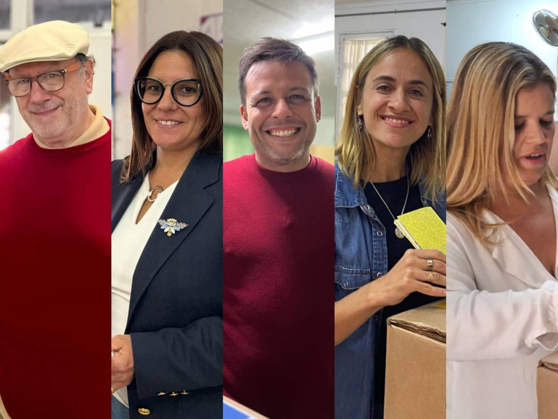 Los precandidatos emitieron su voto. (Crédito: STD)