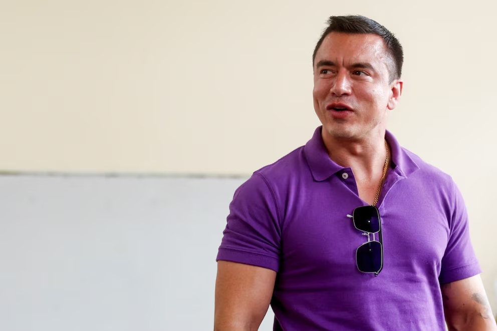 El presidente de Ecuador, Daniel Noboa.