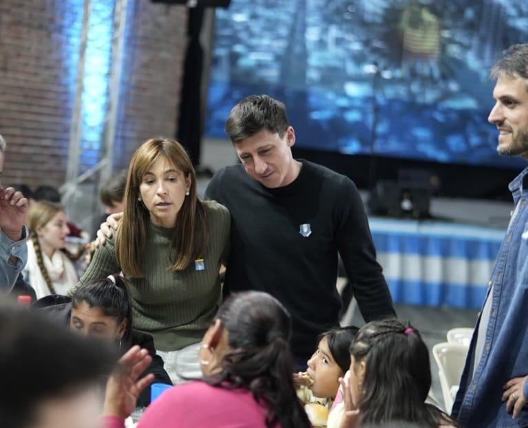 Paco Garibaldi junto a María Luengo.