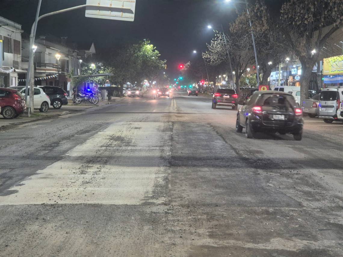 Así quedó el sector intervenido de Avenida 7 de Marzo. (Foto: STD)