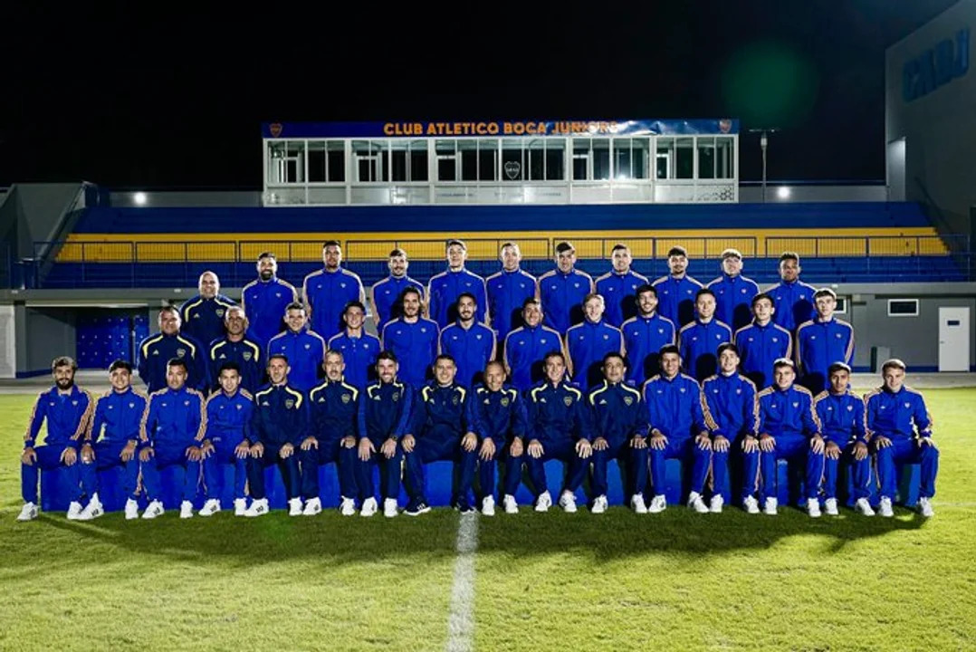 La delegación de Boca.