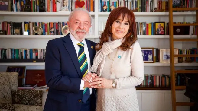 Cristina kirchner recibió a Lula da Silva y calificó la visita como 