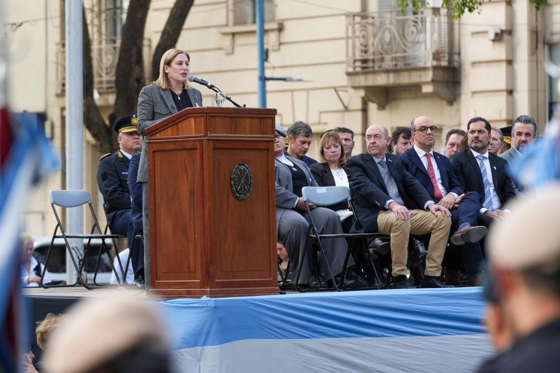 Scaglia encabezó en Rafaela el acto oficial por el Día de la Independencia