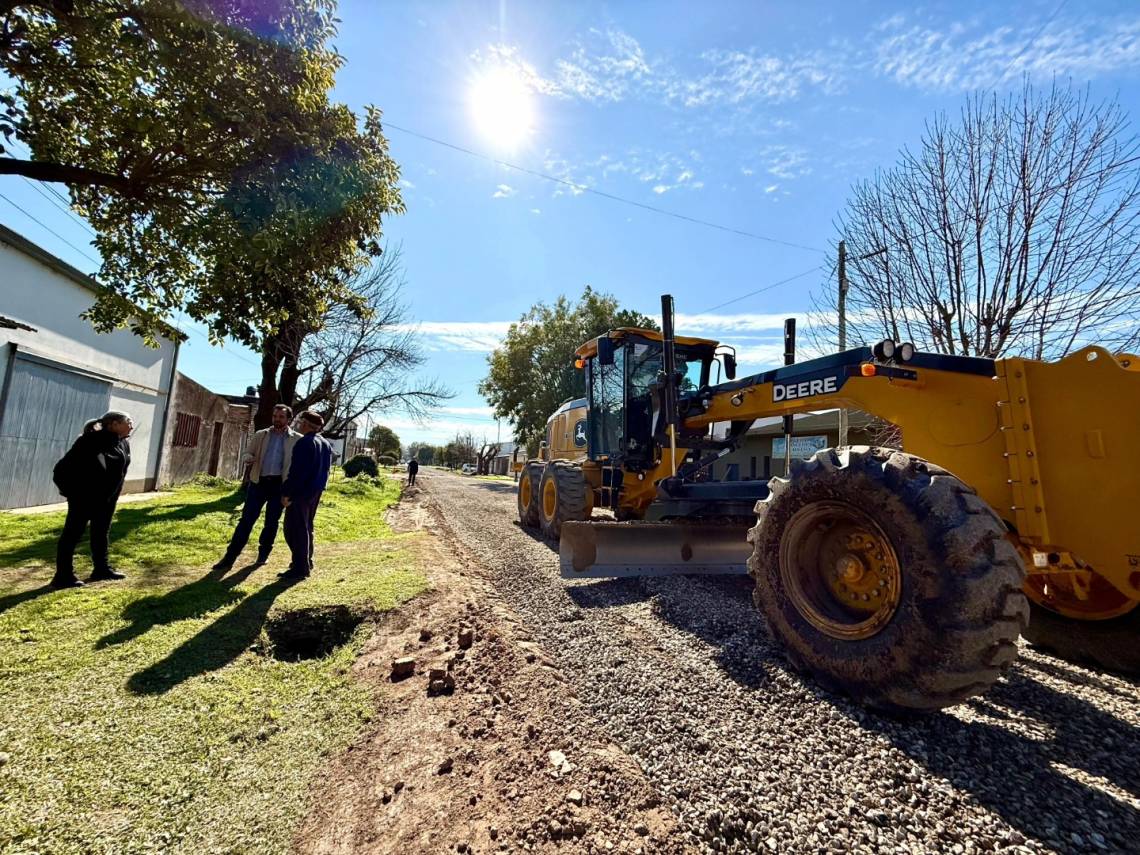 Villa Luján, San Martín y Zaspe: los barrios donde se concentra la etapa actual del mejorado pétreo