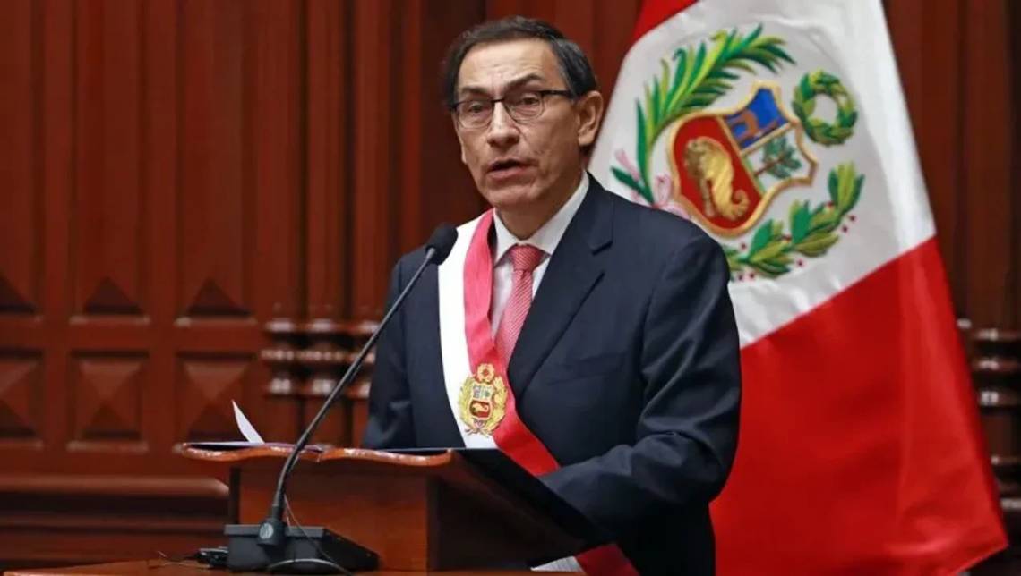 La Justicia peruana dictó cinco meses de prisión preventiva contra el expresidente Martín Vizcarra