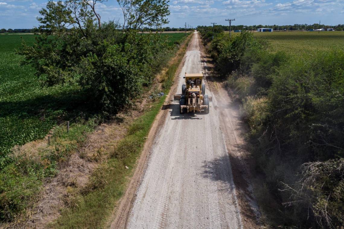 Avanzan las obras en 468 kilómetros de trazas rurales. (Foto: GSF)