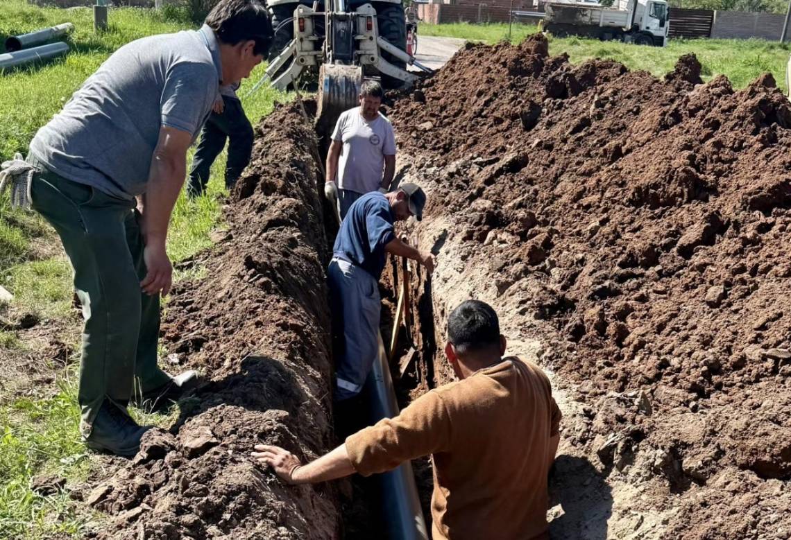 Trabajos en el marco de la obra de la Cisterna 