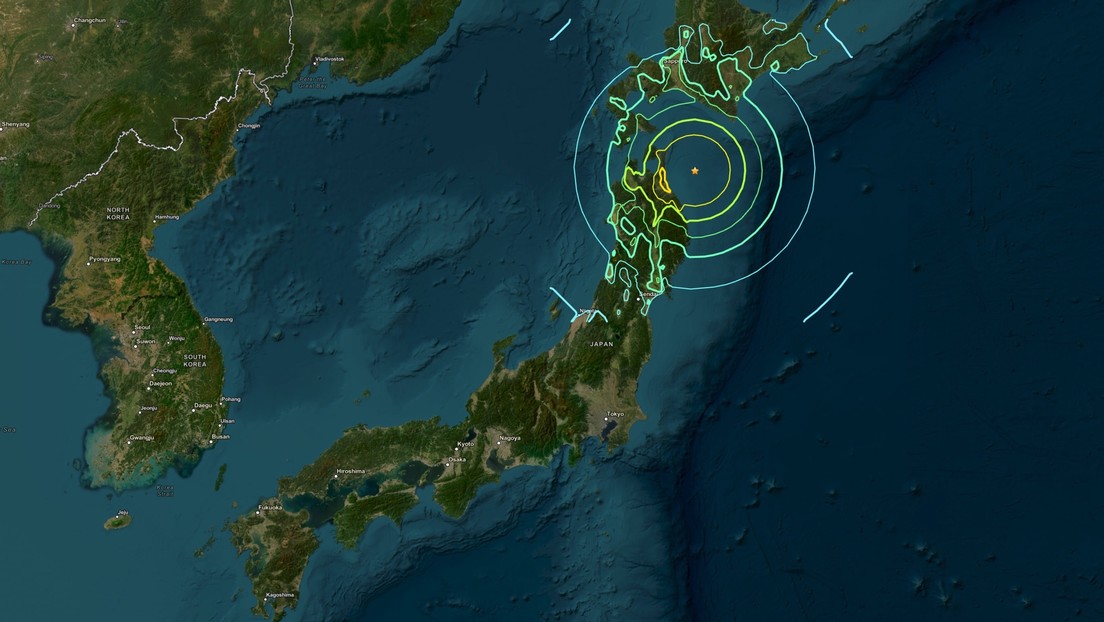 Amenaza de tsunami tras un potente terremoto frente a las costas de Japón