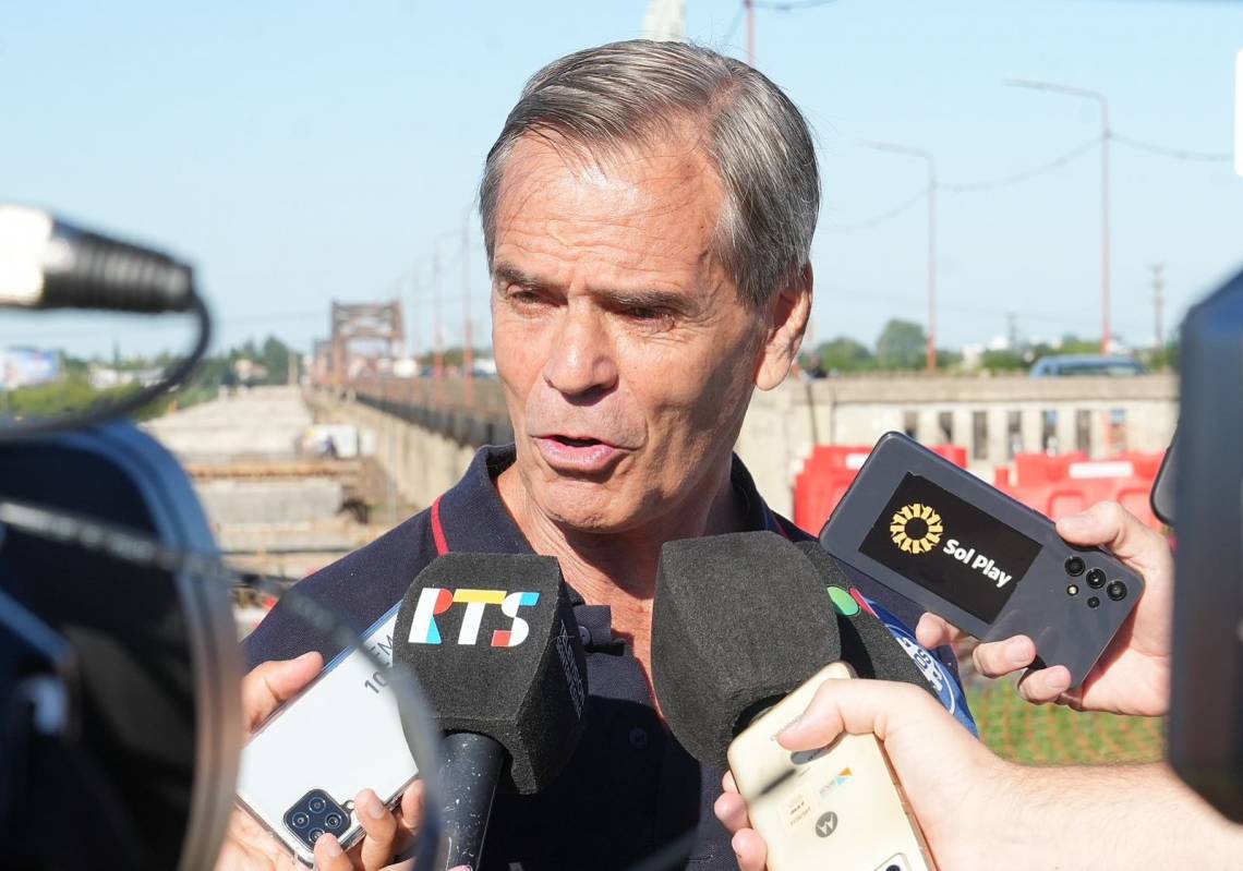 Nuevo puente Santa Fe–Santo Tomé: “Poner las primeras vigas es un hito”, dijo Seghezzo