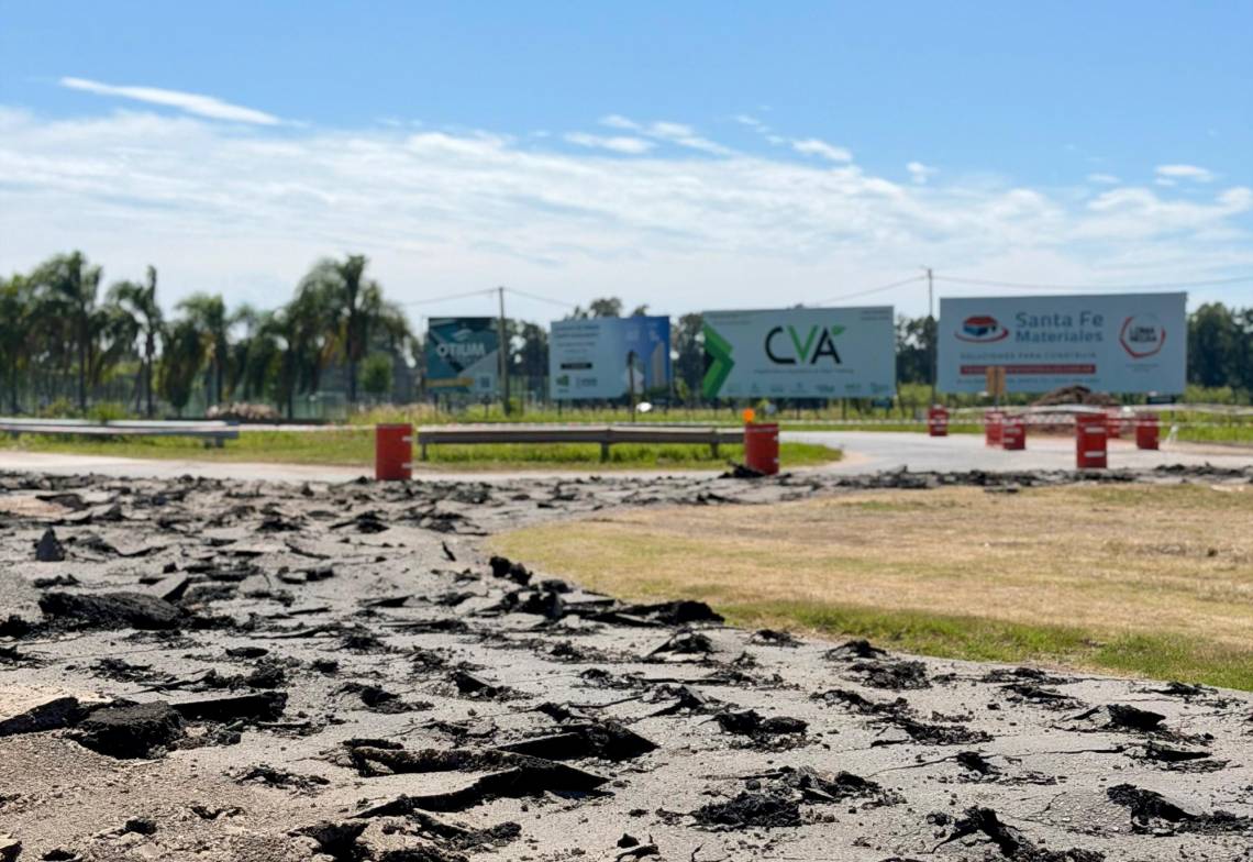 Desvíos por la de repavimentación de la rotonda de acceso a colectoras
