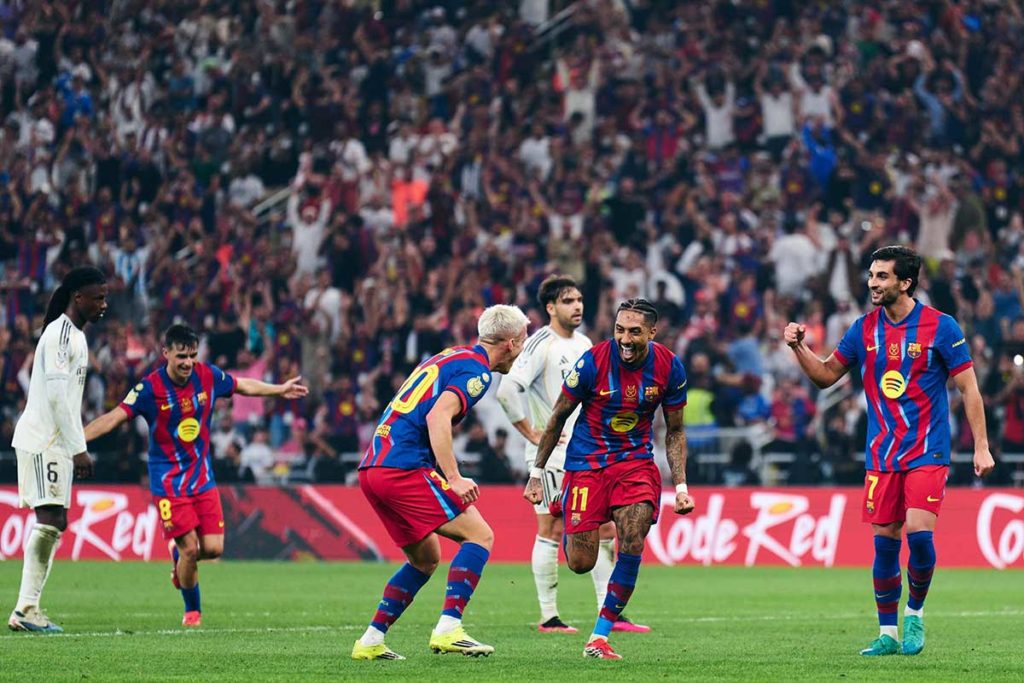 Barcelona venció a Real Madrid en un partidazo y se quedó con la Supercopa de España