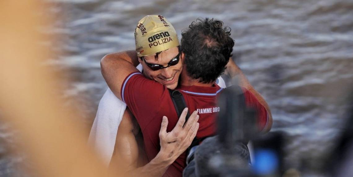 Con un tiempo de 8 horas, 42 minutos y 59 segundos, el gladiador romano Alessio Occhipinti ganó la edición N° 48 de la Maratón Santa Fe-Coronda. (Crédito: El Litoral)