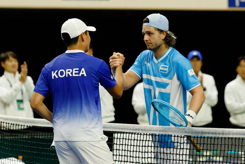 Serie pareja entre Argentina y Corea del Sur.
