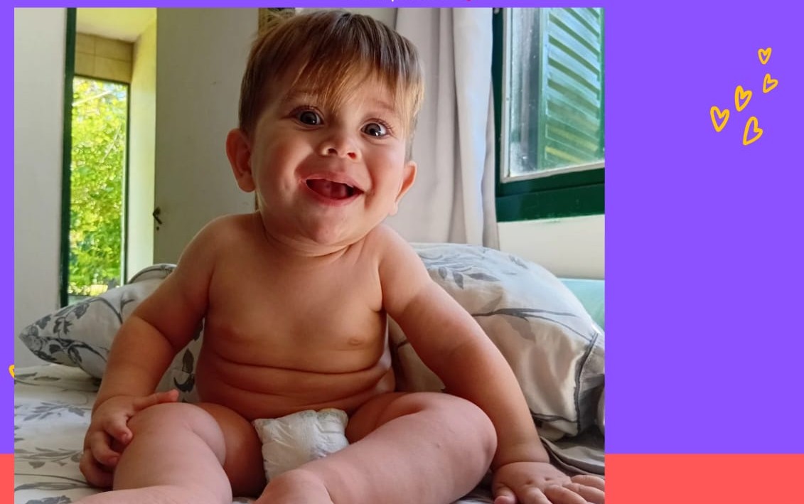 Thiago tiene AME tipo 2 y su familia lanza una campaña para costear el tratamiento.