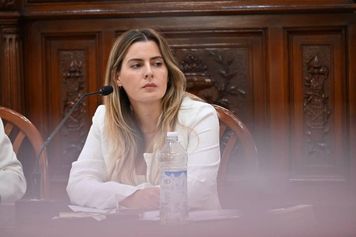 Lionella Cattalini, presidente de la Comisión de Acuerdos de la Asamblea Legislativa.