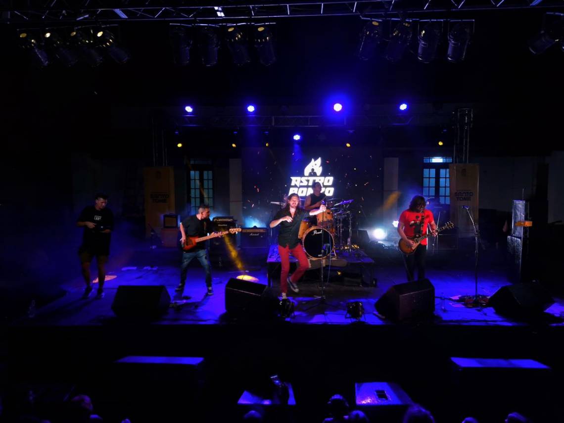 Astro Bonzo, uno de los números cetrales de la grilla del Santoto Rock. 