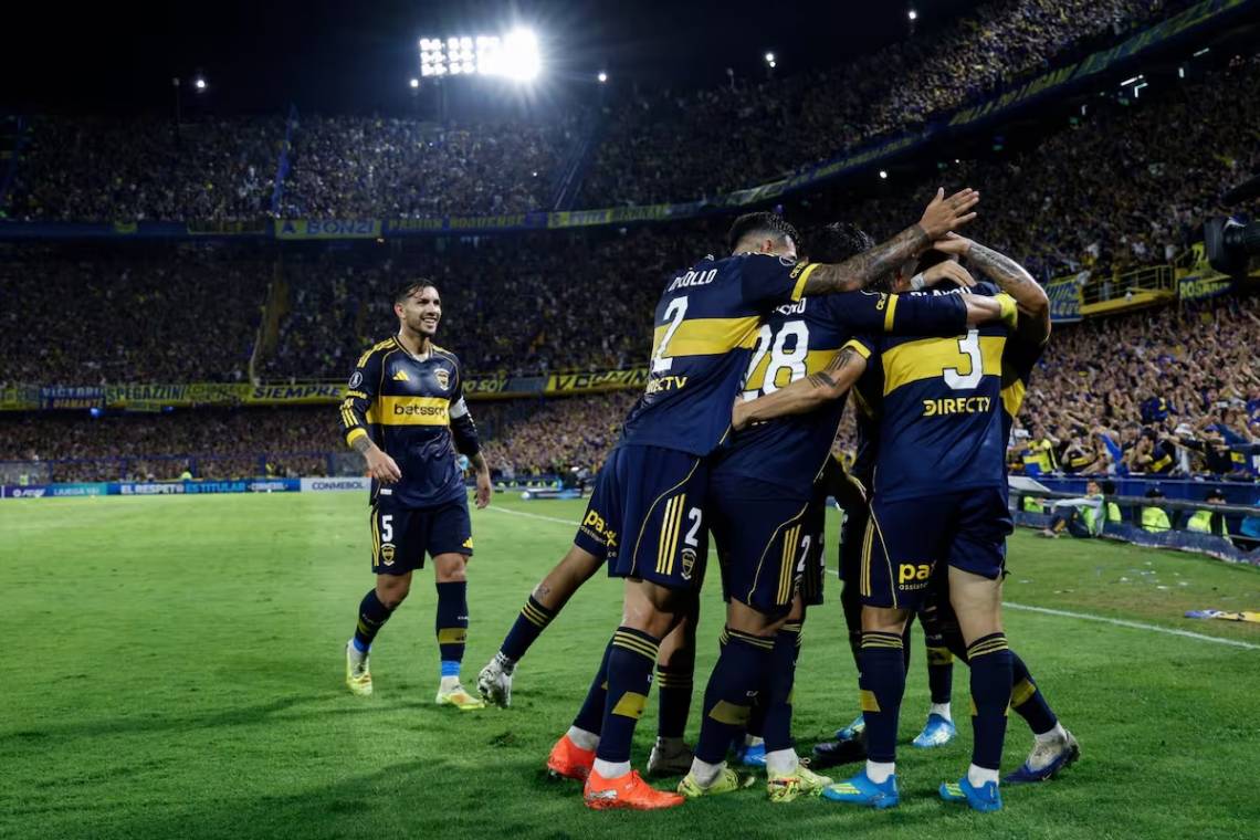 Boca goleó a Barcelona y manda en su grupo de la Libertadores