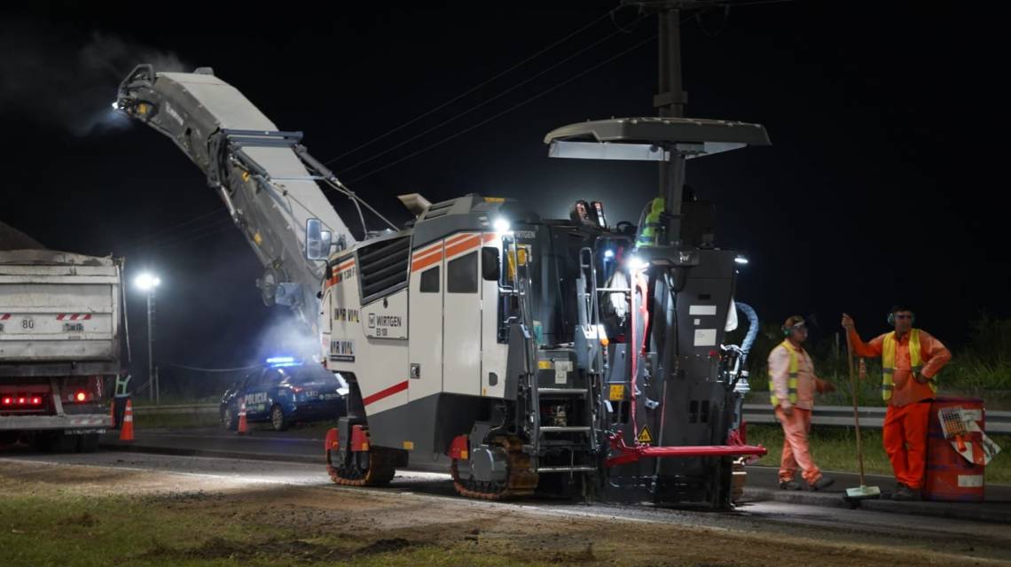 Por obras en la Autopista Santa Fe-Rosario, piden precaución y advierten posibles demoras
