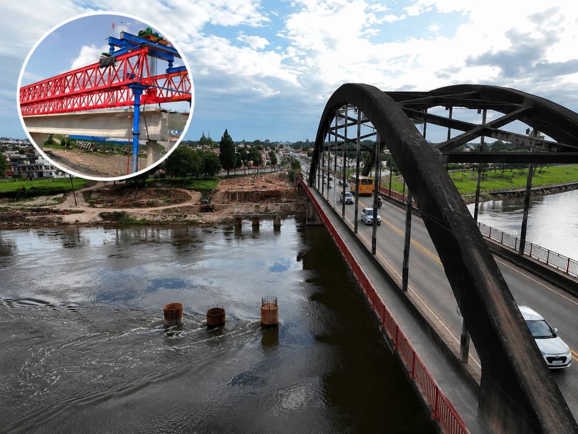 El nuevo puente suma la máquina “lanza vigas”, clave para agilizar el montaje de la estructura