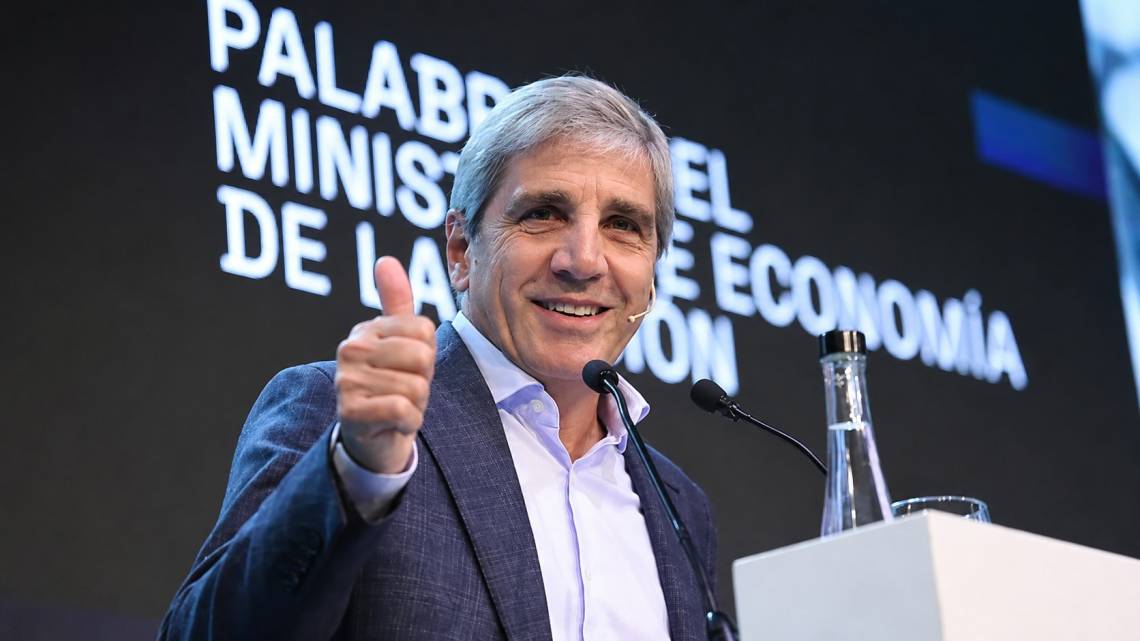 El ministro de Economía, Luis Caputo. (Crédito: Mariano Fuchila - Ámbito)