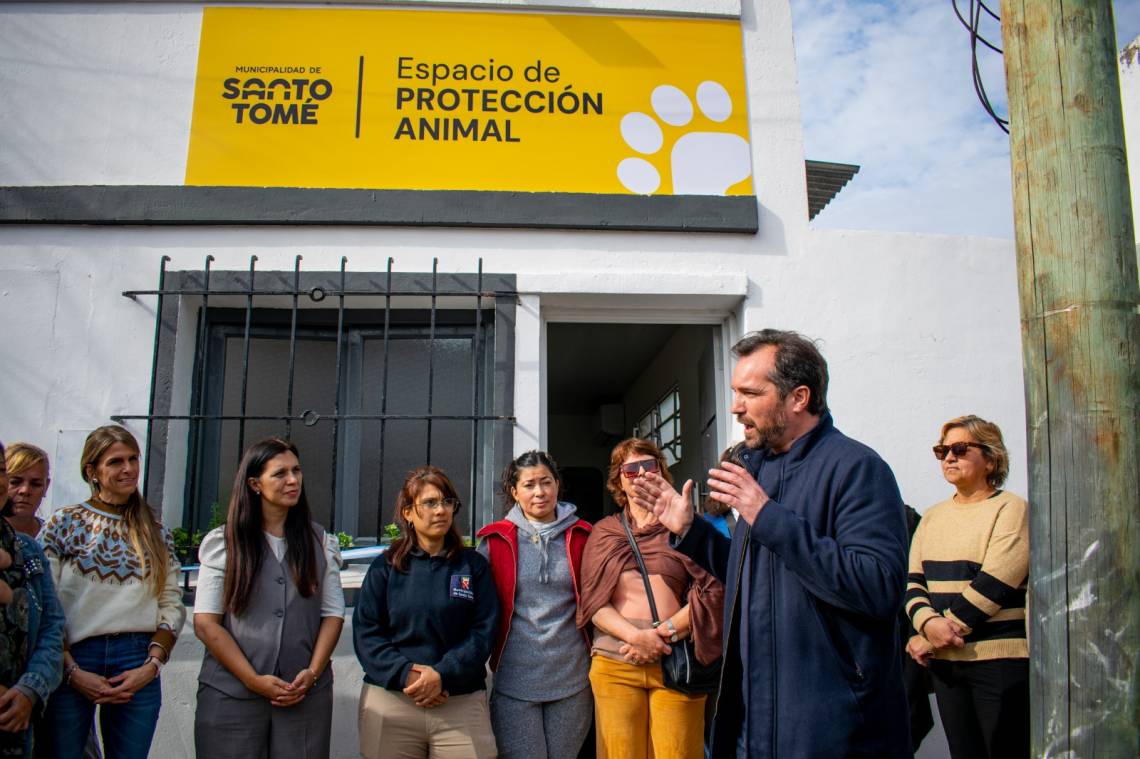 Weiss Ackerley inauguró el nuevo Espacio de Protección Animal de la ciudad. (Crédito: MST)