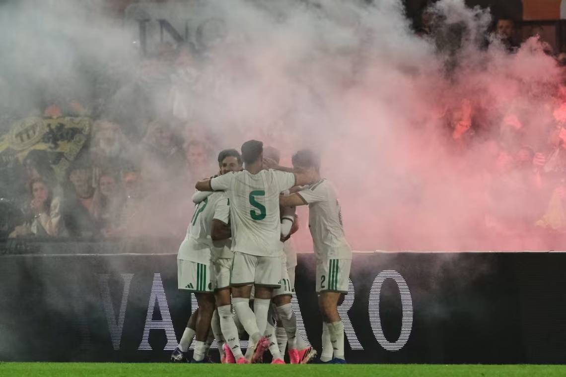 Argelia derrotó a Países Bajos en la previa del Mundial.