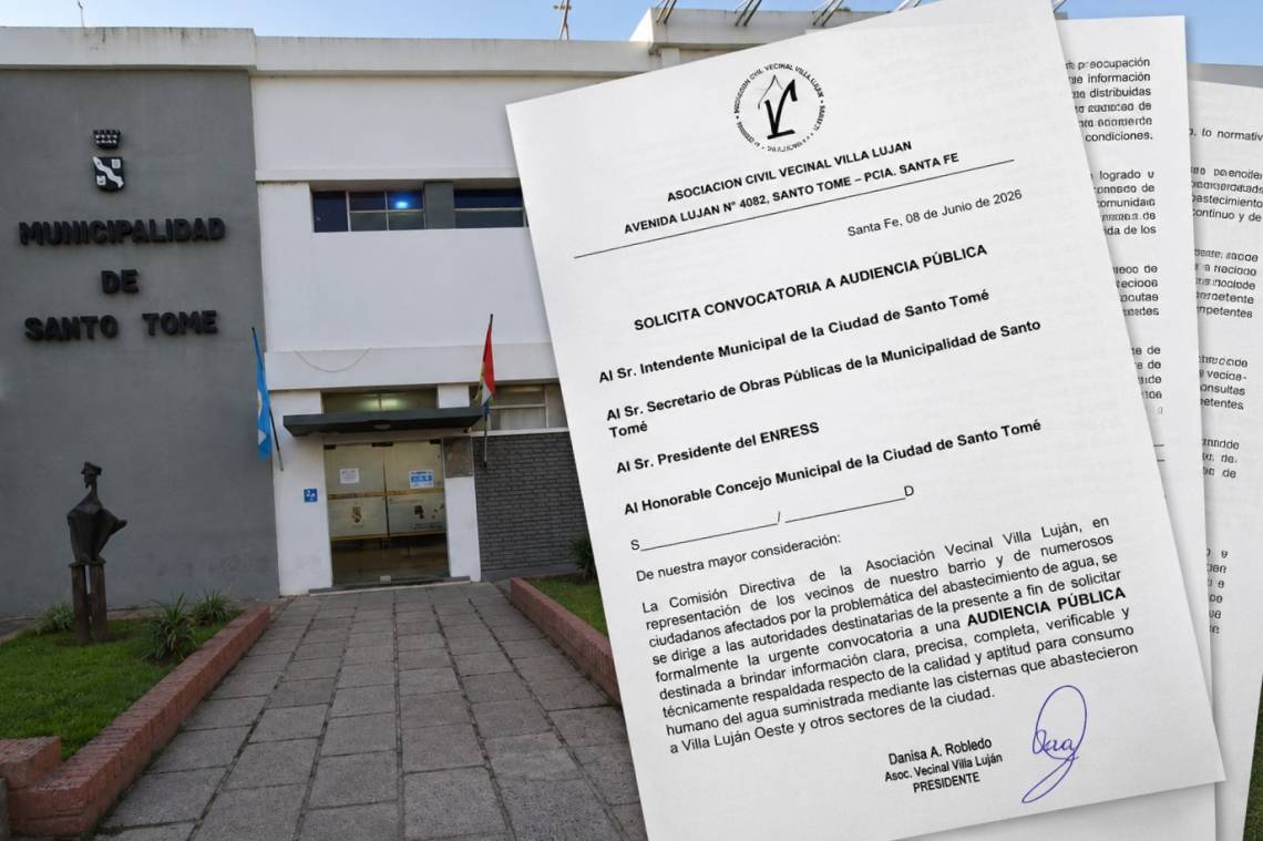 “Existen dudas y preocupaciones”: el detalle del pedido de Audiencia Pública por la Cisterna Luján Oeste. (Crédito: STD)