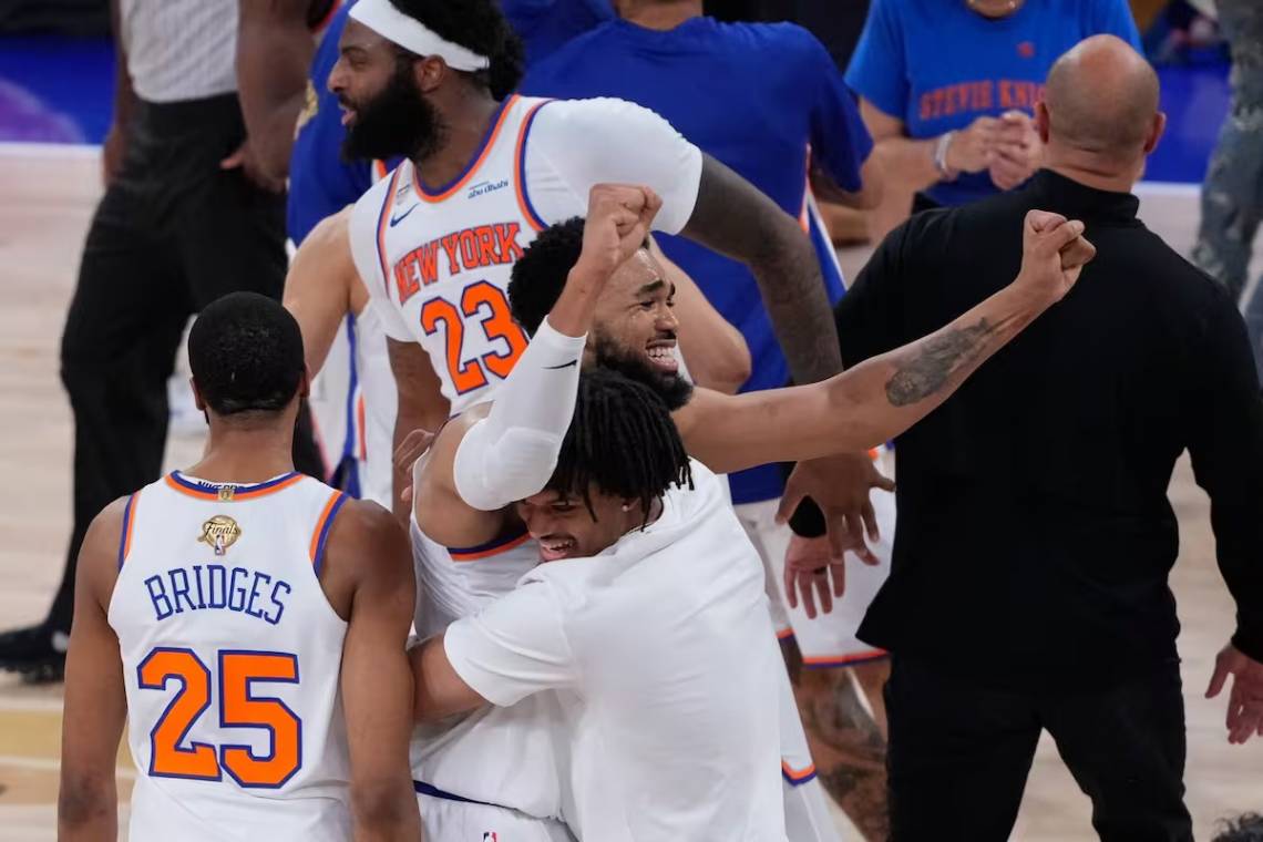 Tras una remontada histórica, New York Knicks quedó a un paso de conquistar la NBA.