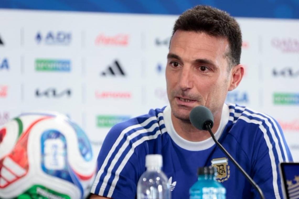 Scaloni llevó tranquilidad antes del debut: “Estamos confiados y llegamos en un buen momento”.