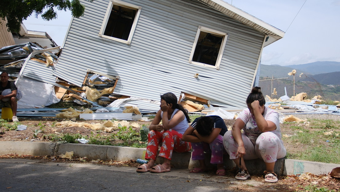 Damnificados de los terremotos en Venezuela, Caracas, 25 de junio de 2026. (Crédito: Diko Betancourt / Anadolu / Gettyimages.ru)