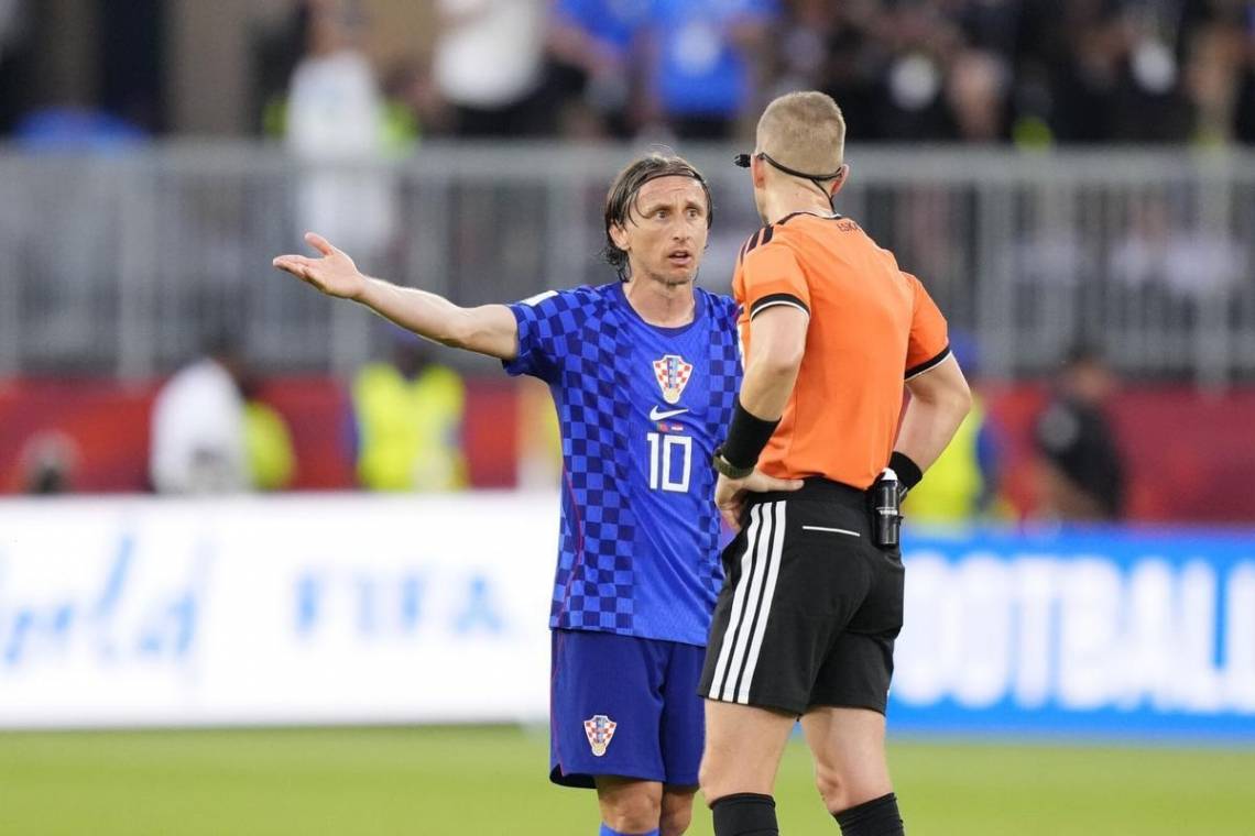 Modric cuestionó al arbitraje del partido entre Croacia y Portugal. (Foto: Eurpa Press)