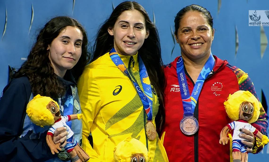 Dos de dos: Manuela Herrero conquistó una nueva medalla de plata en los Juegos Parasuramericanos.